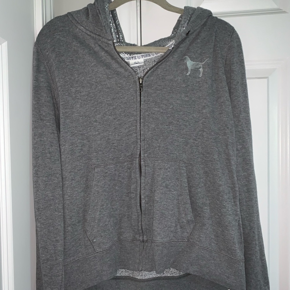 Pink/ Victoria’s Secret sweatshirt zip up